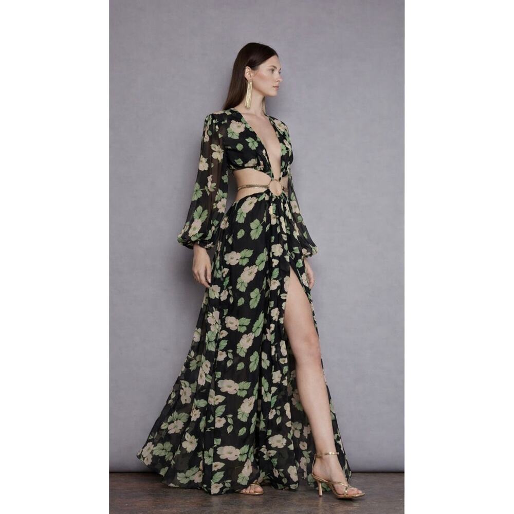 Bronx and Banco Flavia silk blend maxi gown - Picture 3 of 13